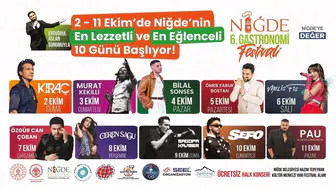 Niğde’de 10 gün sürecek lezzet ve eğlence maratonu için geri sayım başladı