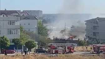 Silivri'de korku dolu anlar: Alevler yerleşim yerine ulaşmadan durduruldu