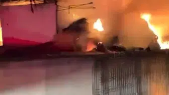 Bursa'da sabahın ilk ışıklarıyla çiftliği alevler sardı: Hayvanlar son anda kurtarıldı