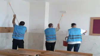 Mersin'de okulların çehresi değişti: Yükümlülerden eğitime dev destek