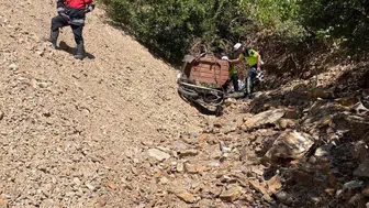 Çardak Yaylası yolunda acı son: 74 yaşındaki sürücü uçuruma yuvarlandı