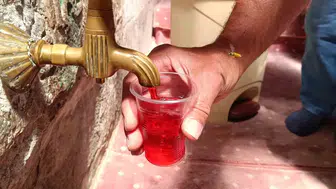 Kayseri'de asırlık gelenek: 260 yıldır akan şerbet çeşmesi