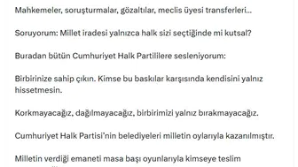 Kılıçdaroğlu'ndan belediyelere yönelik operasyonlara sert tepki: Emaneti masa başı oyunlarına kurban etmeyiz