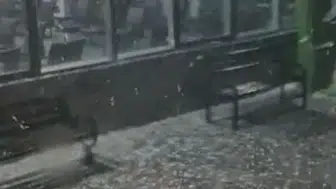Yozgat'ta akşam saatlerinde hayatı durduran sürpriz hava muhalefeti