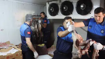 Şanlıurfa'da sofralara uzanan tehlike: Kasapta 315 kilo çürük et yakalandı