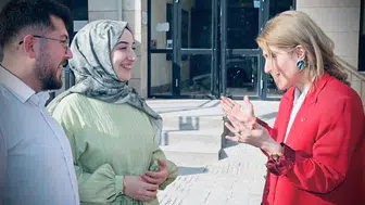 Gençlerle aynı sofrada buluştu: Üniversitede Terörsüz Türkiye mesajı