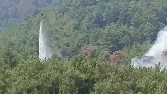 Kozan'da korkutan geri dönüş: Soğutma yapılan bölgede alevler tekrar yükseldi