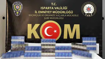 Isparta'da kaçakçılık operasyonu: Ekiplerin radarına takıldı