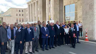 Siyasetin emektar ismi Latif Sakıcı son yolculuğuna Meclis'ten uğurlandı