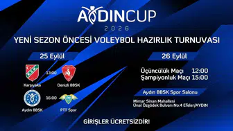 Voleybol tutkunları Aydın'da buluşuyor: Sezon öncesi dev turnuvada heyecan dorukta