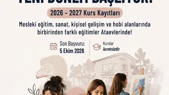 Ataşehir'de yeteneklerinizi keşfetme zamanı: Ataevleri kapılarını açıyor
