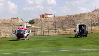 Zamanla yarışan müdahale: Kalp krizi geçiren hasta gökyüzünden taşındı