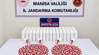 Manisa'da kırsal operasyon: Toprağa gömülü binlerce hapla yakalandı
