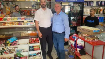 Çermik'te Ahilik Haftası Buluşması: Müftü Kızılarslan Esnafın Kapısını Çaldı