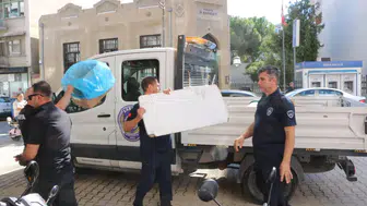 Edremit sokaklarında yayalara geçit yoktu: Zabıta ekipleri harekete geçti