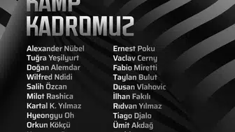 Beşiktaş'ta kritik deplasman öncesi kadro operasyonu: Yıldız isimler kafilede yok