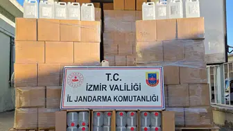 İzmir'de zehir tacirlerine jandarma tokadı: Milyonluk kaçak alkol operasyonu