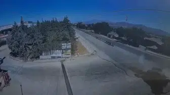 Elazığ'daki feci kazanın güvenlik kamerası görüntüleri dehşeti gözler önüne serdi