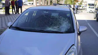 Fevzi Paşa İlkokulu önünde korkutan kaza: Bir kişi hastanelik oldu