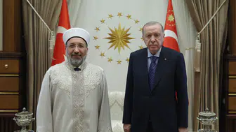 Külliye'de kritik görüşme: Erdoğan'ın konuğu Diyanet'ten