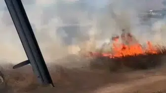 İnegöl'de korkutan yangın: Yerleşim yerlerinin yanı başında büyük panik
