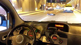 SEKA Tüneli'nde gece yarısı acı son: Motosikletli sürücü hayatını kaybetti