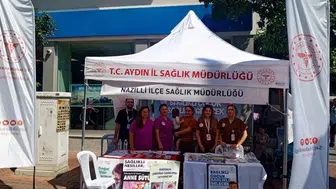 Nazilli'de Sağlıklı Nesiller İçin İstasyon Meydanı'nda Seferberlik
