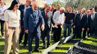 Şırnaklı üreticilerin yüzü güldü: Binlerce fide ve çoban çantası teslim edildi