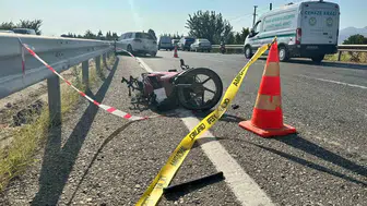 Manisa'da sabah saatlerinde acı bilanço: Motosikletli sürücü hayata veda etti
