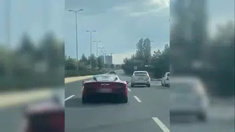 Ankara trafiğinde lüks araçla tehlikeli şov: Faturası ağır oldu