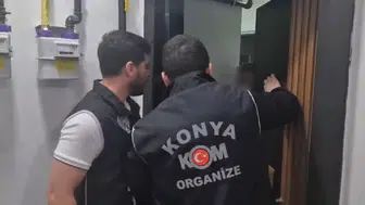 Konya'da suç ağlarına büyük darbe: Evlerden cephanelik çıktı