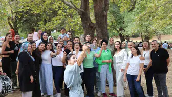 Honaz Dağı’nda dev buluşma: Üstek Grup çalışanları stres depoladı