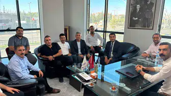 Mahmut Boyraz'dan İnşaat Mühendisleri Odası'na kritik ziyaret: Ortak akıl vurgusu