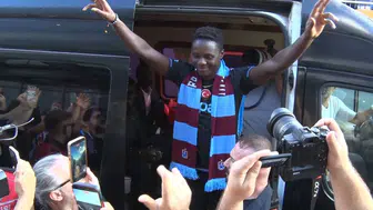 Bordo-mavili taraftarların yeni gözdesi Trabzon'a ayak bastı