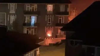 Karabük'te geceyi kabusa çeviren yangın: İki öğrenci hastanelik oldu