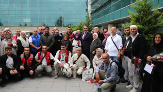 Kutsal topraklardan gelen emanetler: Şehit aileleri için düzenlenen manevi yolculuk sona erdi