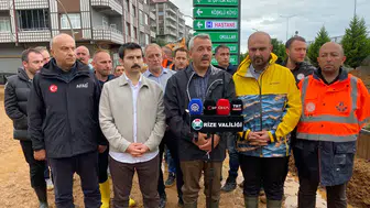 Rize'de metrekareye 190 kilogram düştü: Vali Baydaş'tan sel bölgesinde kritik inceleme