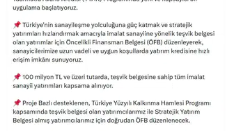 Sanayicinin finansman yüküne yeni çözüm: Yatırımlarda hızlı kredi dönemi başlıyor