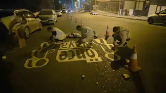 Şanlıurfa'da öğrencilerin güvenliği için gece mesaisi: Okul yolları baştan aşağı yenileniyor