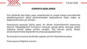 Akademisyenlerin sosyal medya paylaşımlarına kısıtlama mı geldi? YÖK'ten beklenen açıklama geldi