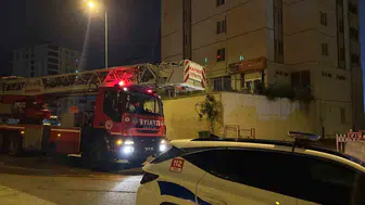 Talas'ta 10 katlı binayı saran dumanlar korku dolu anlar yaşattı