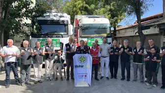 Konya'dan Suriye'ye uzanan sevgi köprüsü: Binlerce gence umut olacak dev konvoy yola çıktı