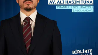 İstanbul 2 Nolu Barosu'nda yeni dönem: Ali Kasım Tuna adaylığını ilan etti