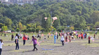 Zonguldak semalarında barış çağrısı: Uçurtmalar Filistinli çocuklar için havalandı