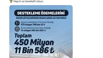 Çiftçinin yüzünü güldürecek haber Bakan Yumaklı'dan geldi