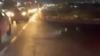 Siverek yolunda akşam saatlerinde korkutan çarpışma