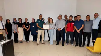 Dinar Devlet Hastanesi'nde su tasarrufu için kritik buluşma