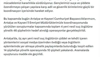 Antalya ve Kayseri'de eş zamanlı şafak operasyonu: 42 kişi kıskıvrak yakalandı