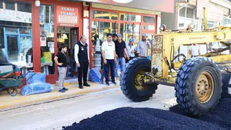 Alaca'da ulaşım konforu için düğmeye basıldı: Başkan Arslan sahaya indi