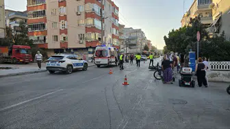 Mudanya'da akşam trafiğinde motosiklet dehşeti: İki kişi hastanelik oldu